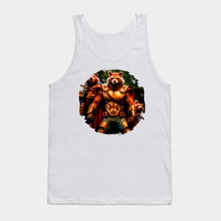 Raccoon Rocket Special Forces guardian of the galaxy v-2 Tank Top